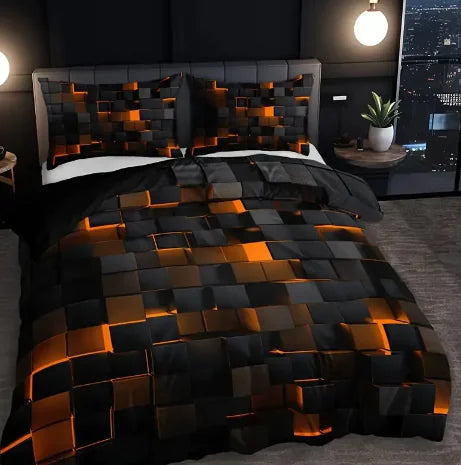 Abstract Cover Digital Printing Bedding