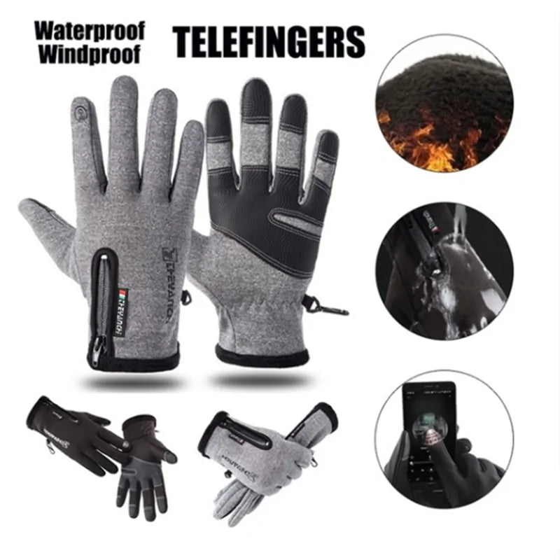 Warm Waterproof Touch Screen Gloves